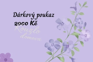 Dárkový poukaz 2000 Kč
