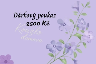 Dárkový poukaz  2500 Kč