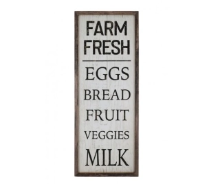 Dřevěná cedule Farm Fresh